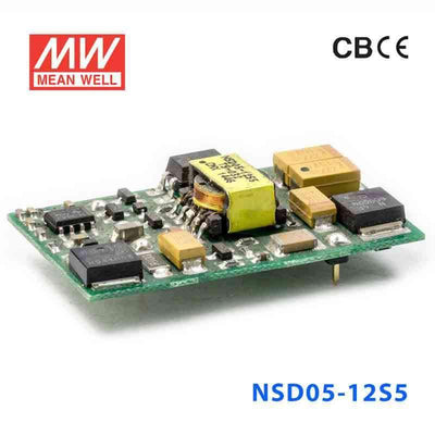 Mean Well NSD05-12S5 DC-DC Converter - 5W - 9.2~36V in 5V out 1A