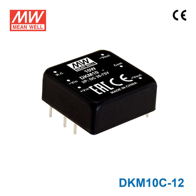 Mean Well DKM10C-12 DC-DC Converter - 10W - 36~75V in ±12V out