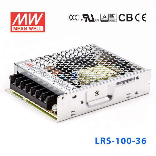 Mean Well LRS-100-36 Power Supply 100W 36V 2.8A