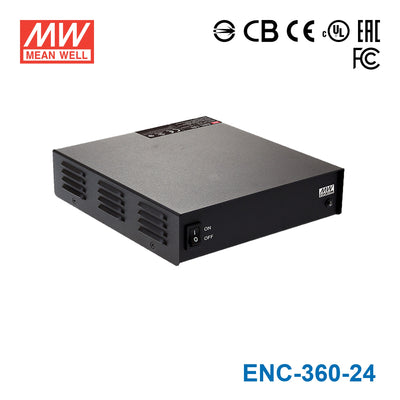 Mean Well ENC-360-24 Desktop Type Chargers 360W 28.8V 12A - 3-stage programmable charger