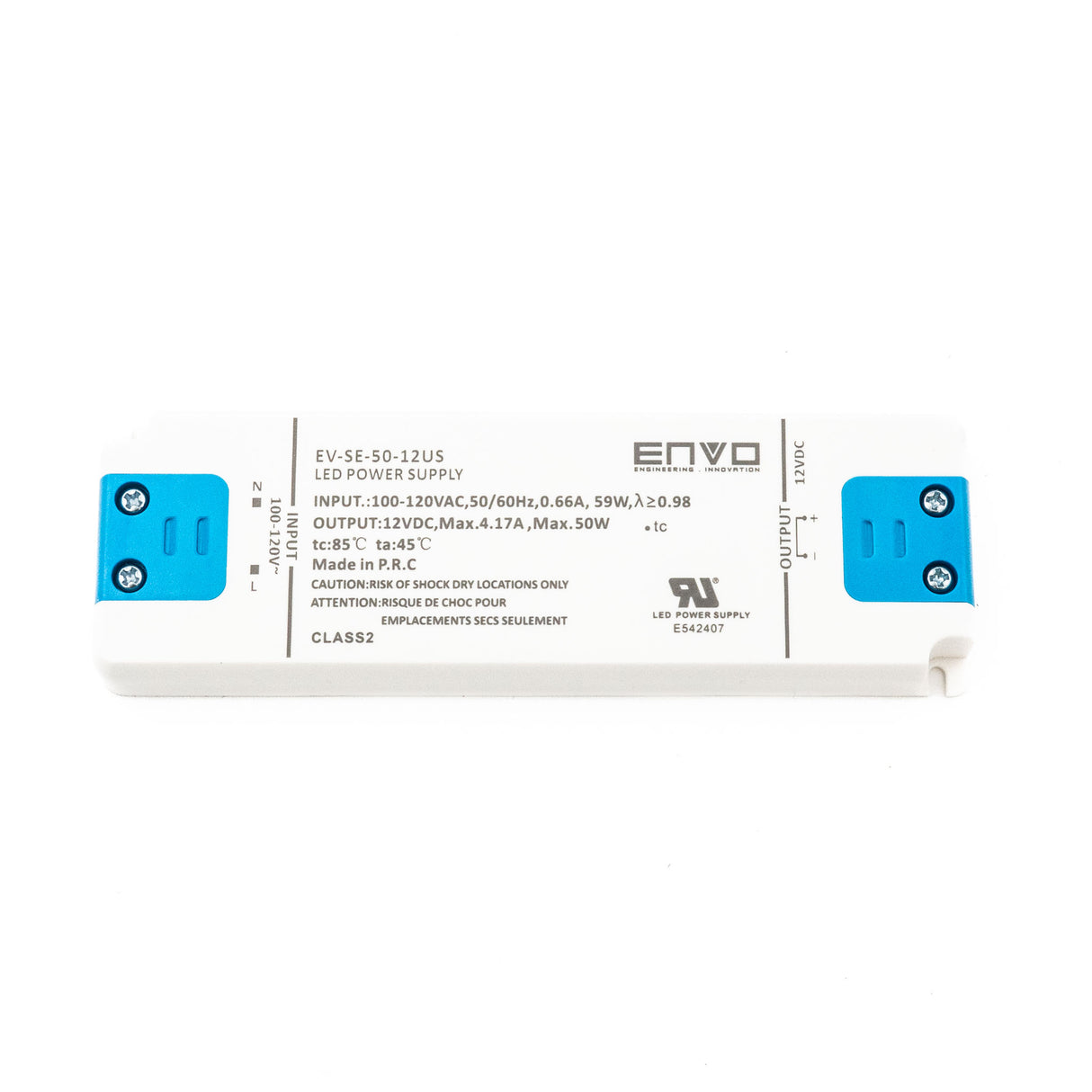 ENVO EV-SE-50-12US LED Driver 50W 12V 4.16A - PHOTO 1