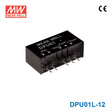 Mean Well DPU01L-12 DC-DC Converter - 1W - 4.4~5.5V in ±12V out 42mA