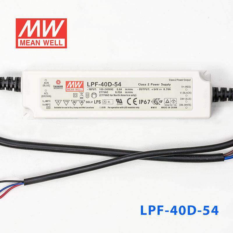 Mean Well LPF-40D-54 Power Supply 40W 54V - Dimmable - PHOTO 2