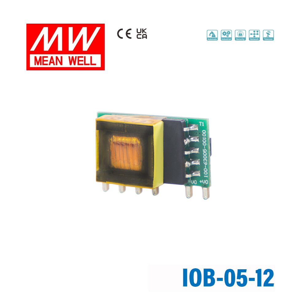 Mean Well IOB-05-12 AC-DC On Board Type Power Module 5.04W 12V 420mA