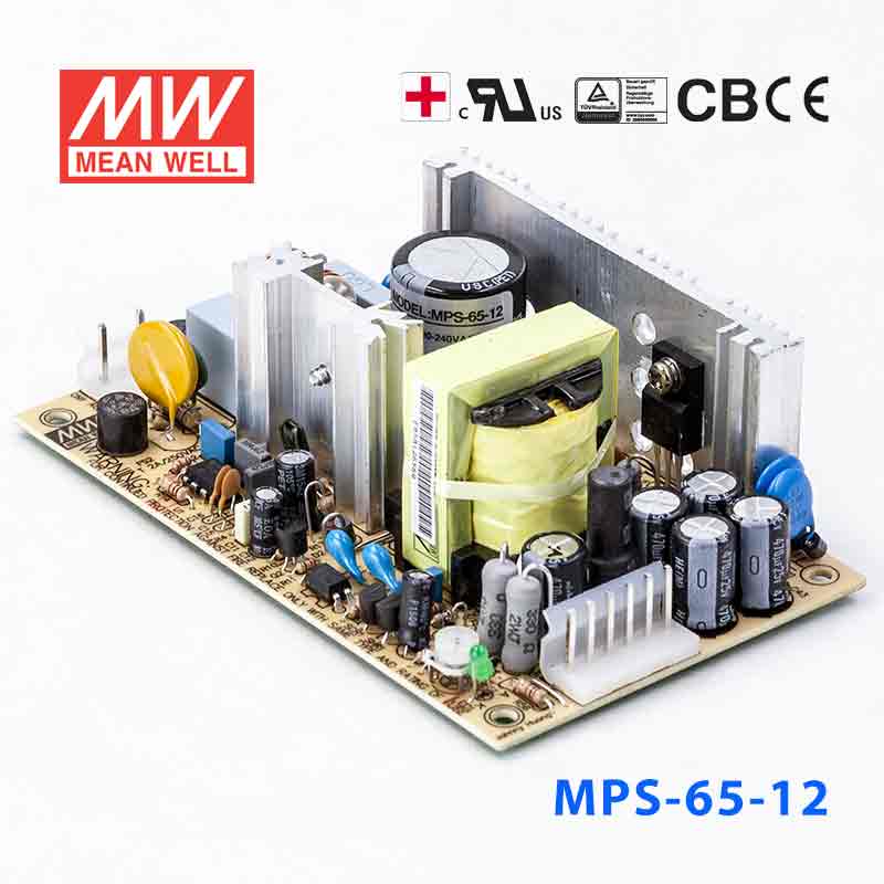 Mean Well MPS-65-5 Power Supply 65W 5V 12A