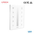 Ltech UX1 Wireless RF/DMX512 Multi-zone Touch Panel - Dimming
