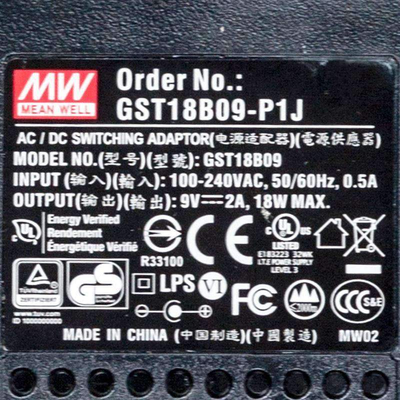 Mean Well GST18B09-P1J Power Supply 18W 9V - PHOTO 4
