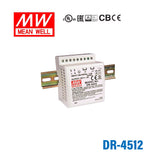 Mean Well DR-4512 AC-DC Industrial DIN rail power supply 45W 3.5A