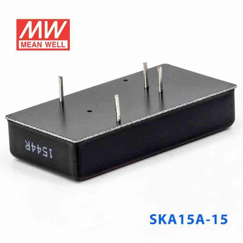 Mean Well SKA15A-15 DC-DC Converter - 9.9W - 9~18V in 15V out - PHOTO 3