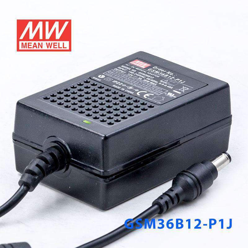 Mean Well GSM36B12-P1J Power Supply 36W 12V 3A - PHOTO 1