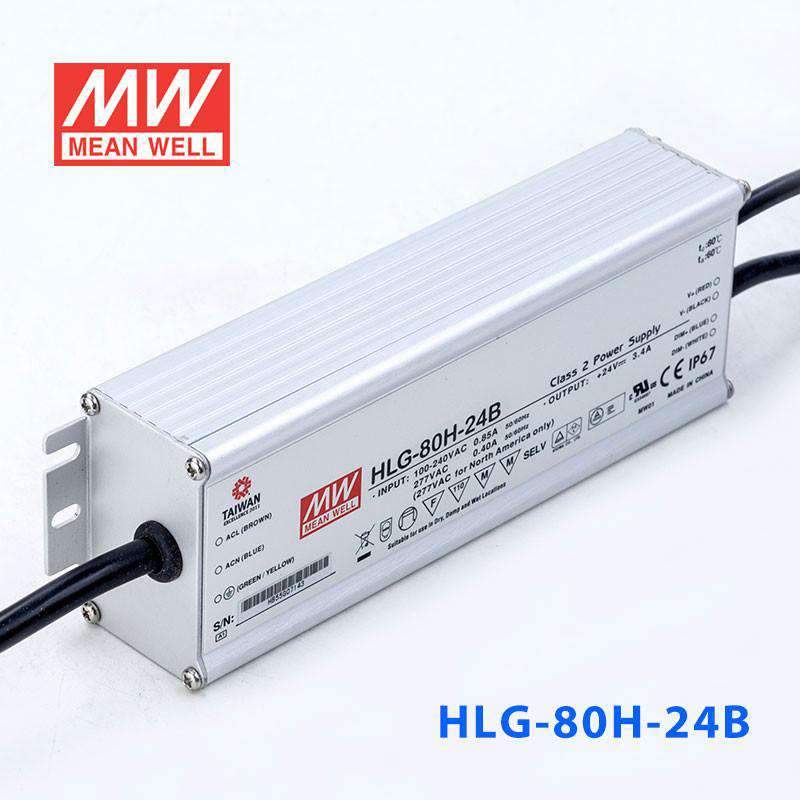 Mean Well HLG-80H-24B Power Supply 80W 24V - Dimmable 3.4A - PHOTO 1
