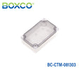 Boxco M-Series 3.15 x 5.12 x 3.35 Inches(80 x 130 x 85mm) Plastic Enclosure, IP67, IK08, PC, Transparent Cover, Screw Type