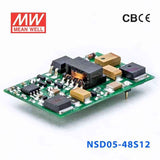 Mean Well NSD05-48S12 DC-DC Converter - 5.04W - 18~72V in 12V out 420mA