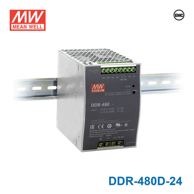 Mean Well DDR-480D-24 DC-DC Converter - 480W - 67.2~154V in 24V out 20A