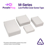 Purple Plug M-Series 7.09" x 10.04" x 4.92" Plastic Enclosure, Screw Type - PHOTO 3