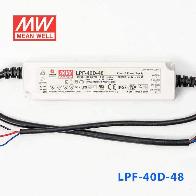 Mean Well LPF-40D-48 Power Supply 40W 48V - Dimmable - PHOTO 2