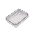 Boxco M-Series 5.12 x 7.09 x 1.38 Inches(130 x 180 x 35mm) Plastic Enclosure, IP67, IK08, ABS, Transparent Cover, Screw Type - PHOTO 1