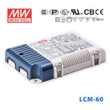 Mean Well LCM-60 AC-DC Multi-Stage LED driver Constant Current