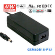 Mean Well GSM60B15-P1J  Power Supply 60W 15