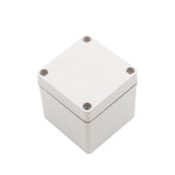 Boxco S-Series 3.94 x 3.94 x 3.94 Inches(100x100x100mm) Plastic Enclosure, IP67, IK08, ABS, Grey Cover, Screw Type - PHOTO 1