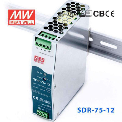 Mean Well SDR Series  Power Supply 12V(75~120W)