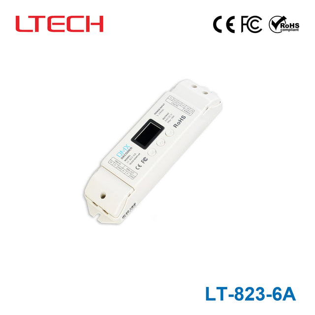 Ltech LT-823-6A Constant Voltage Decoder - DMX