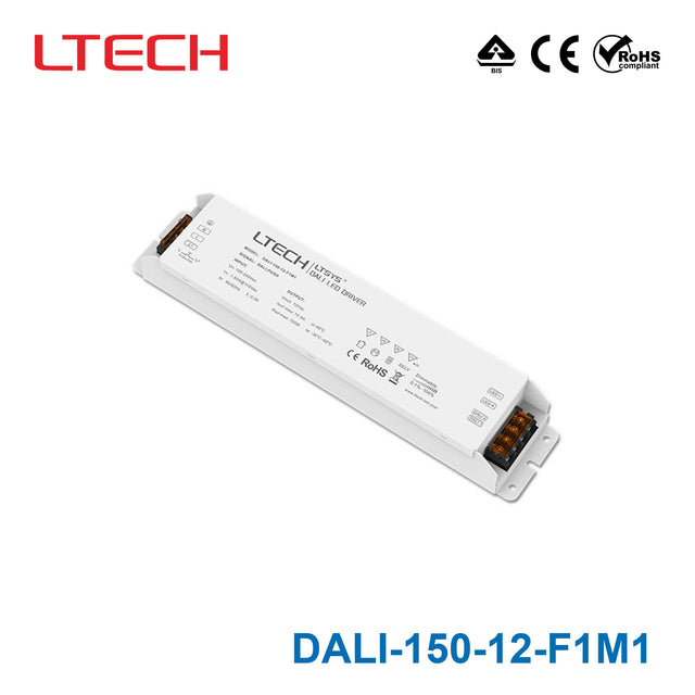 LTECH DALI-150-12-F1M1 150W 12VDC CV DALI LED Driver 12.5A