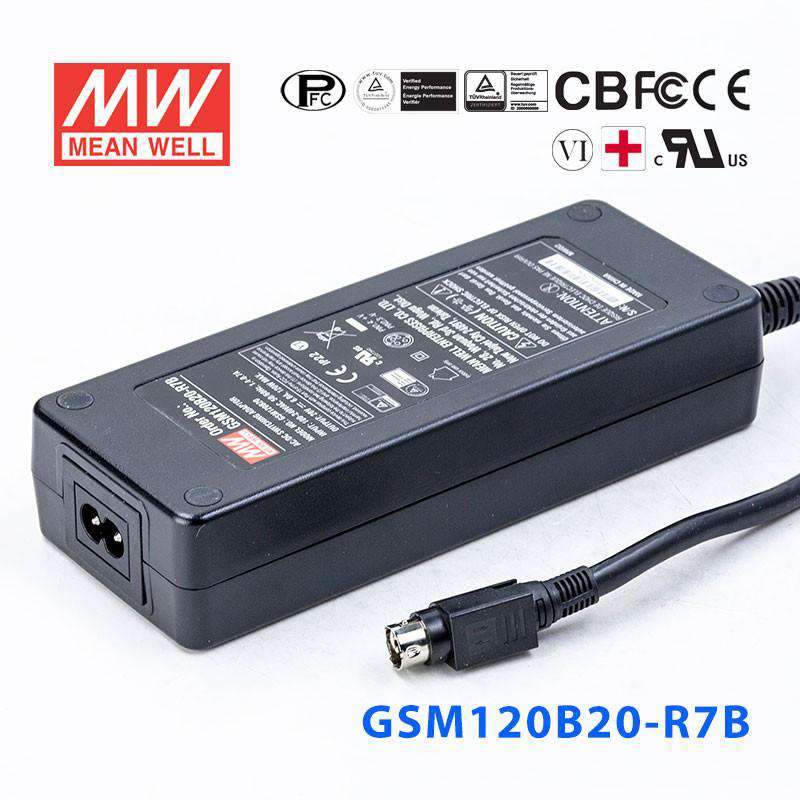 Mean Well GSM120B20-R7B Power Supply 120W 20V