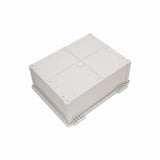 Boxco Q-Series 13.78 x 17.72 x 7.87 Inches(350 x 450 x 200mm) Plastic Enclosure, IP67, IK08, ABS, Grey Cover, Hinge Type with Plate - PHOTO 2