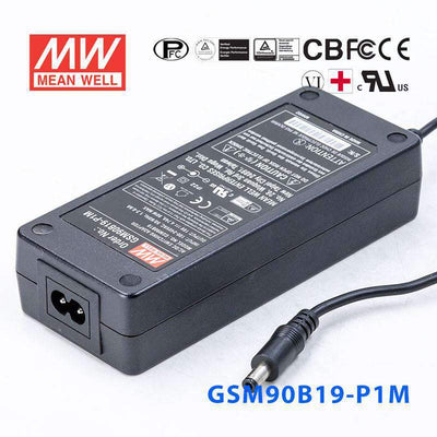 Mean Well GSM90B19-P1M Power Supply 90W 19V 4.74A