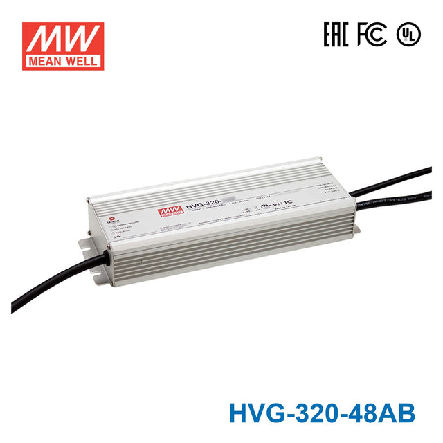 Mean Well HVG-320-48AB Power Supply 320W 48V - Adjustable and Dimmable