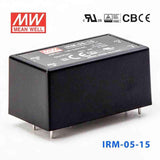Mean Well IRM-05-15 Switching Power Supply 4.95W 15V 0.33A - Encapsulated