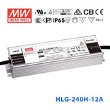 Mean Well HLG-240H-12A Power Supply 192W 12V - Adjustable 16A