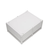 Boxco S-Series 12.99 x 16.93 x 7.09 Inches(330x430x180mm) Plastic Enclosure, IP67, IK08, ABS, Grey Cover, Screw Type - PHOTO 2