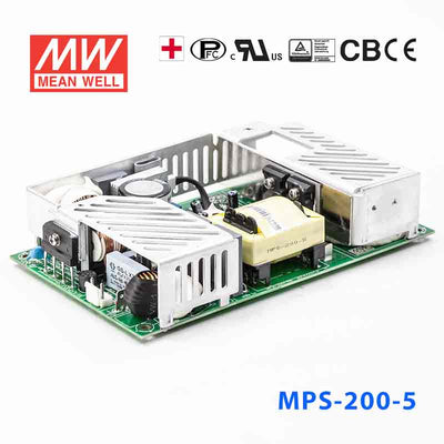 Mean Well MPS-200-5 Power Supply 200W 5V he rated current is based on there being a fan that can provide 25CFM. 40A
