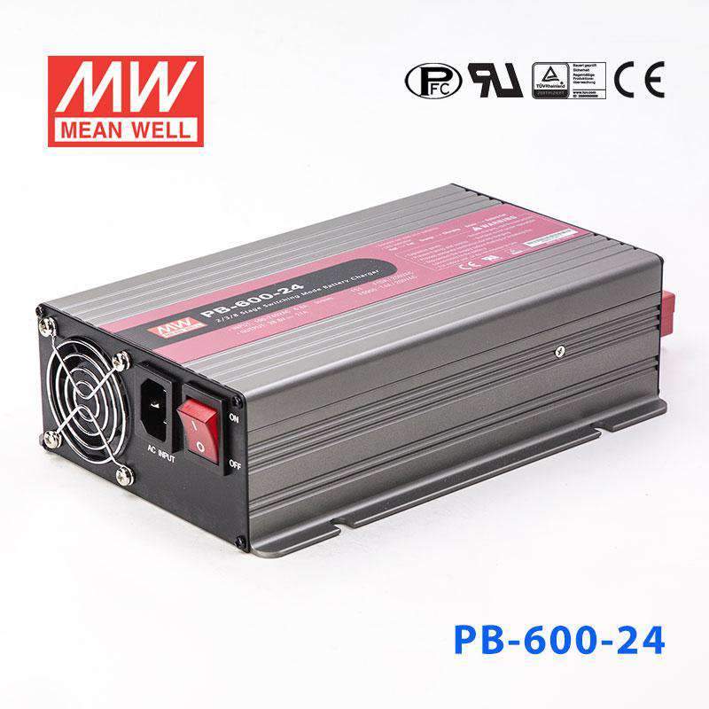 Mean Well PB-300P-24 Battery Chargers 300W 28.8V 6.25A - 3 Stage W