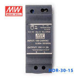 Mean Well HDR-30-15 Ultra Slim Step Shape Power Supply 30W 15V 2A - DIN Rail - PHOTO 1