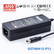 Mean Well GST40A12-P1J Power Supply 40W 12V 3.34A