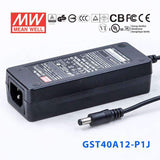 Mean Well GST40A12-P1J Power Supply 40W 12V