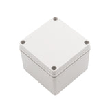 Boxco S-Series 4.92 x 4.92 x 3.94 Inches(125x125x100mm) Plastic Enclosure, IP67, IK08, ABS, Grey Cover, Screw Type - PHOTO 1