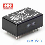Mean Well SCW12C-12 DC-DC Converter - 12W 36~72V DC in 12V out 800mA - PHOTO 1