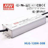 Mean Well HLG-120H-30B Power Supply 120W 30V- Dimmable