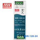 Mean Well SDR-120-24 Single Output Industrial Power Supply 120W 24V 5A - DIN Rail - PHOTO 2