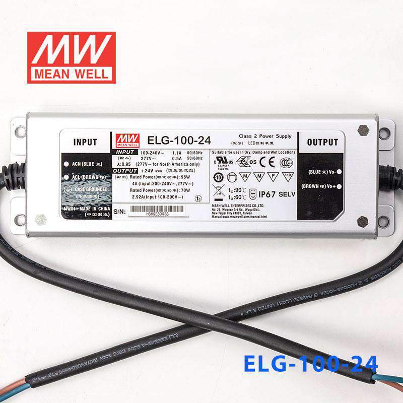 Mean Well ELG-100-24 Power Supply 96W 24V 4A - PHOTO 2