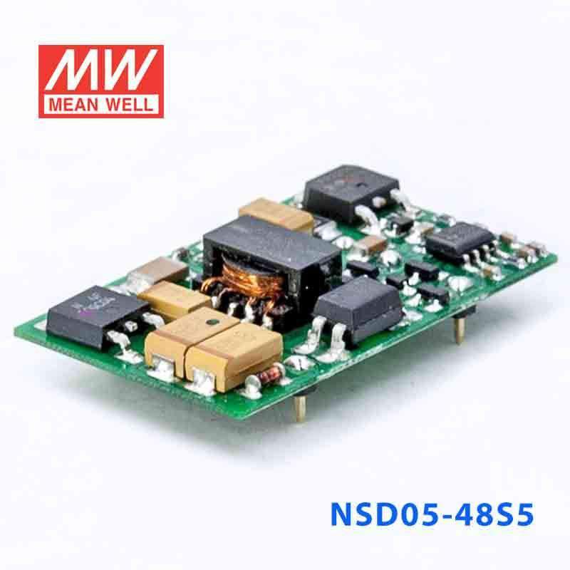 Mean Well NSD05-48S5 DC-DC Converter - 5W - 18~72V in 5V out - PHOTO 1