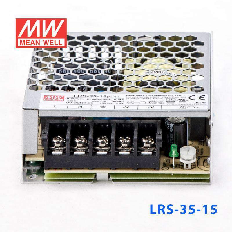 Mean Well LRS-35-15 Power Supply 35W 15V - PHOTO 4