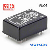 Mean Well SCW12A-05 DC-DC Converter - 12W 9~18V DC in 5V out 2.4A