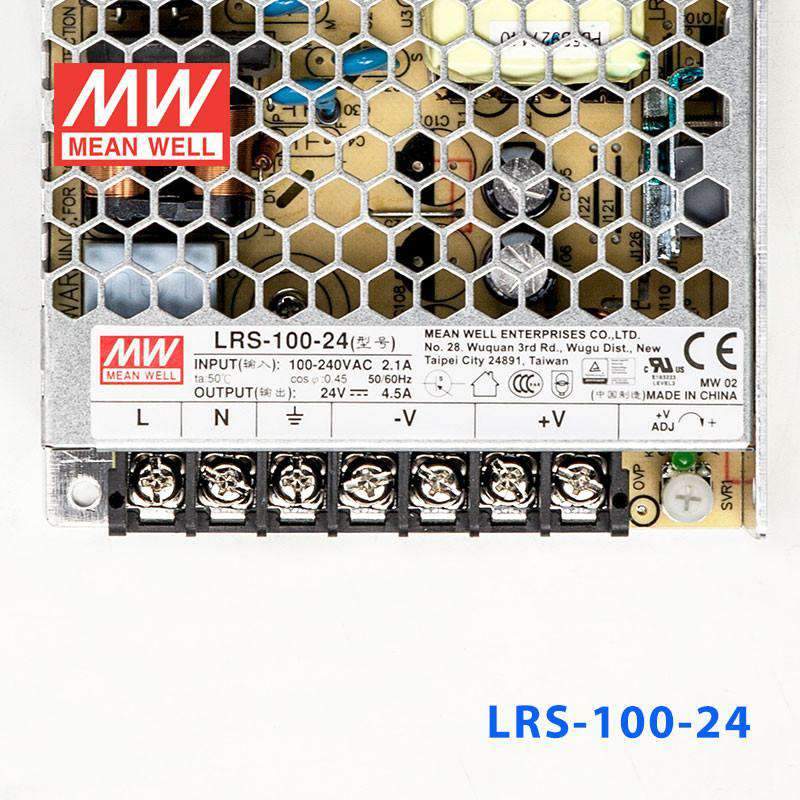 Mean Well LRS-100-24 Power Supply 100W 24V 4.5A - PHOTO 2