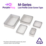 Purple Plug M-Series 7.09" x 10.04" x 4.92" Plastic Enclosure, Screw Type - PHOTO 2
