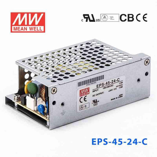 Mean Well EPS-45-24-C Power Supply 45W 24V 1.9A